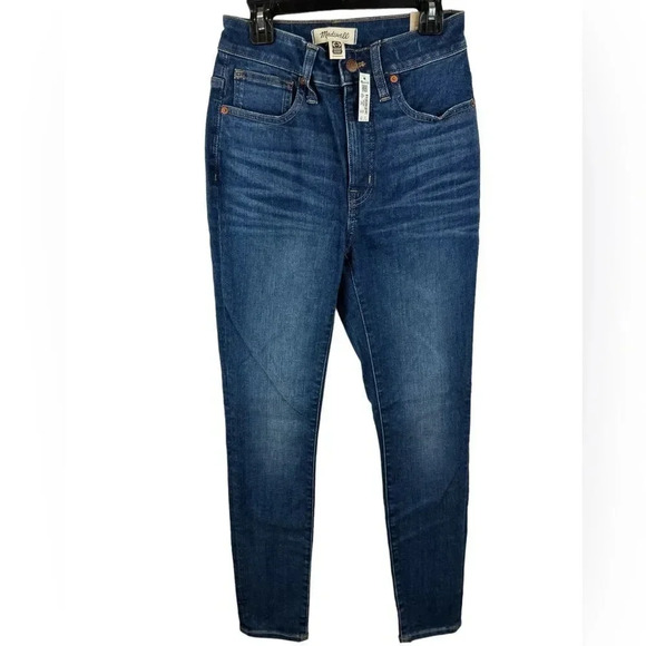 Madewell Curvy High-Rise Skinny Jeans in Lanette Wash Item NA881 Sz 25 - Picture 14 of 16